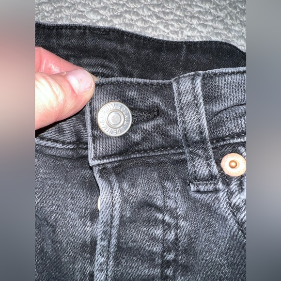 Black distressed h&m jeans - Picture 6 of 9